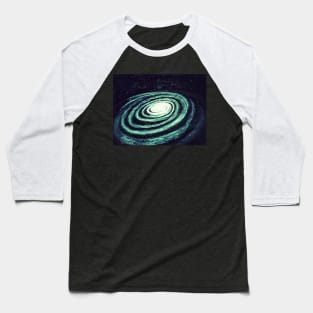 Milky Way Galaxy Baseball T-Shirt